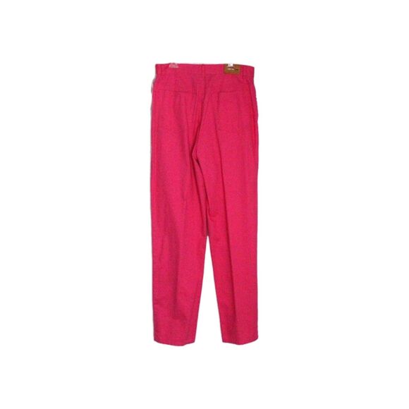 Evan Picone Twill Pants Straight Leg Pink High Waist 5 Pocket Size 10 NWT - Picture 10 of 13